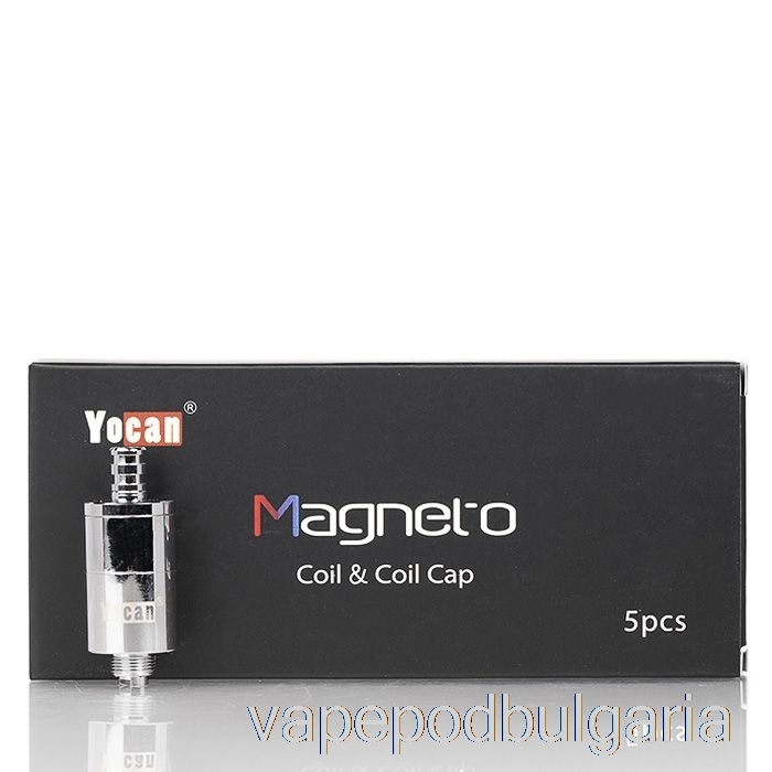 Vape Течности Yocan Magneto резервни намотки 0.6ohm керамични намотки с капачка